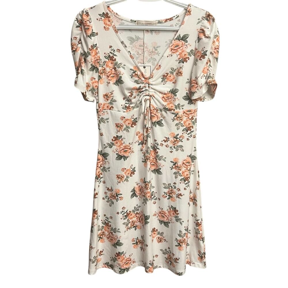 NWT No Comment LA Floral Cocktail Dress Medium Spring Feminine - Picture 2 of 15